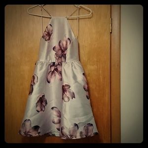 Lulus lavender flower dress